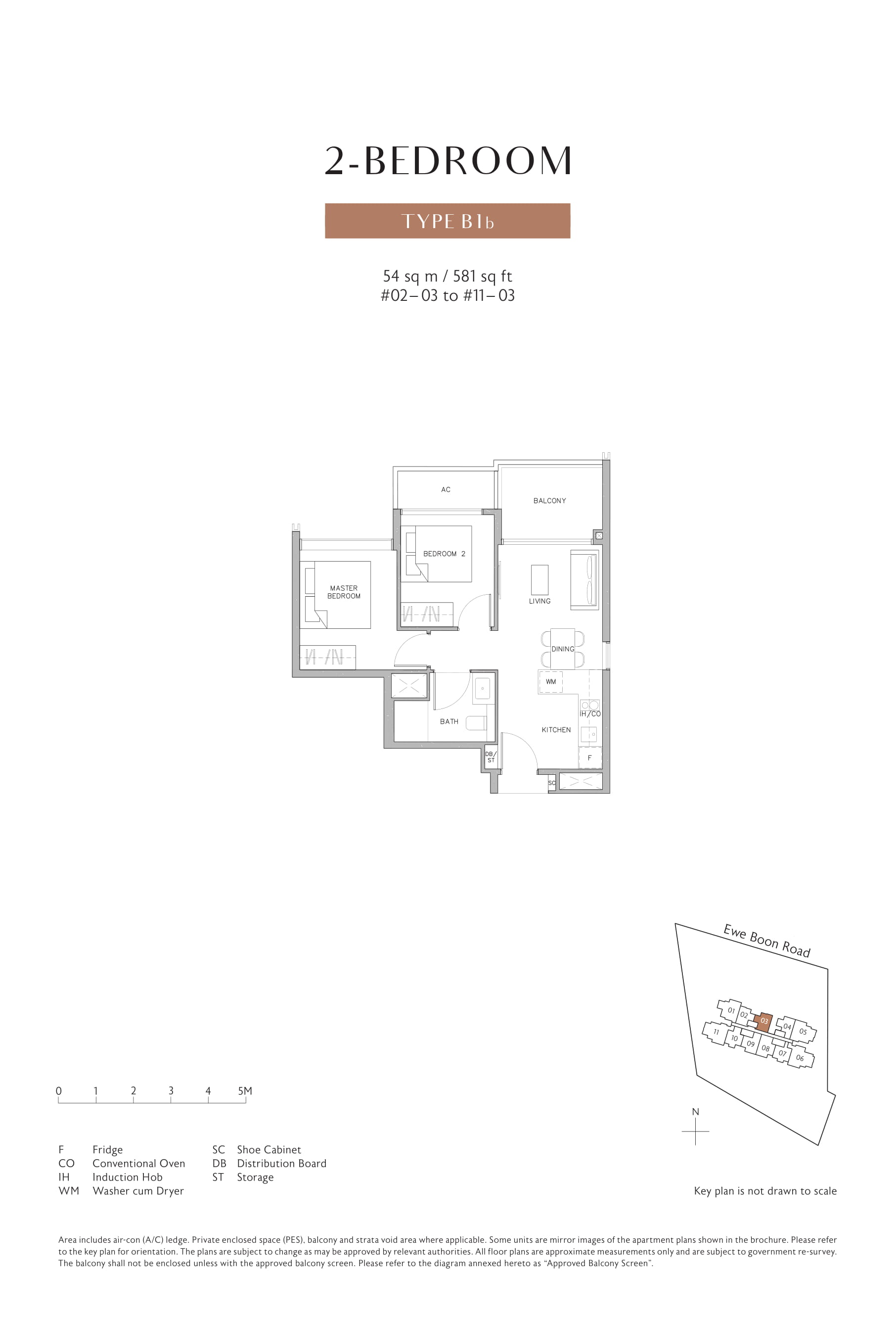 Juniper Hill 1 Bedroom Floor Plan 2