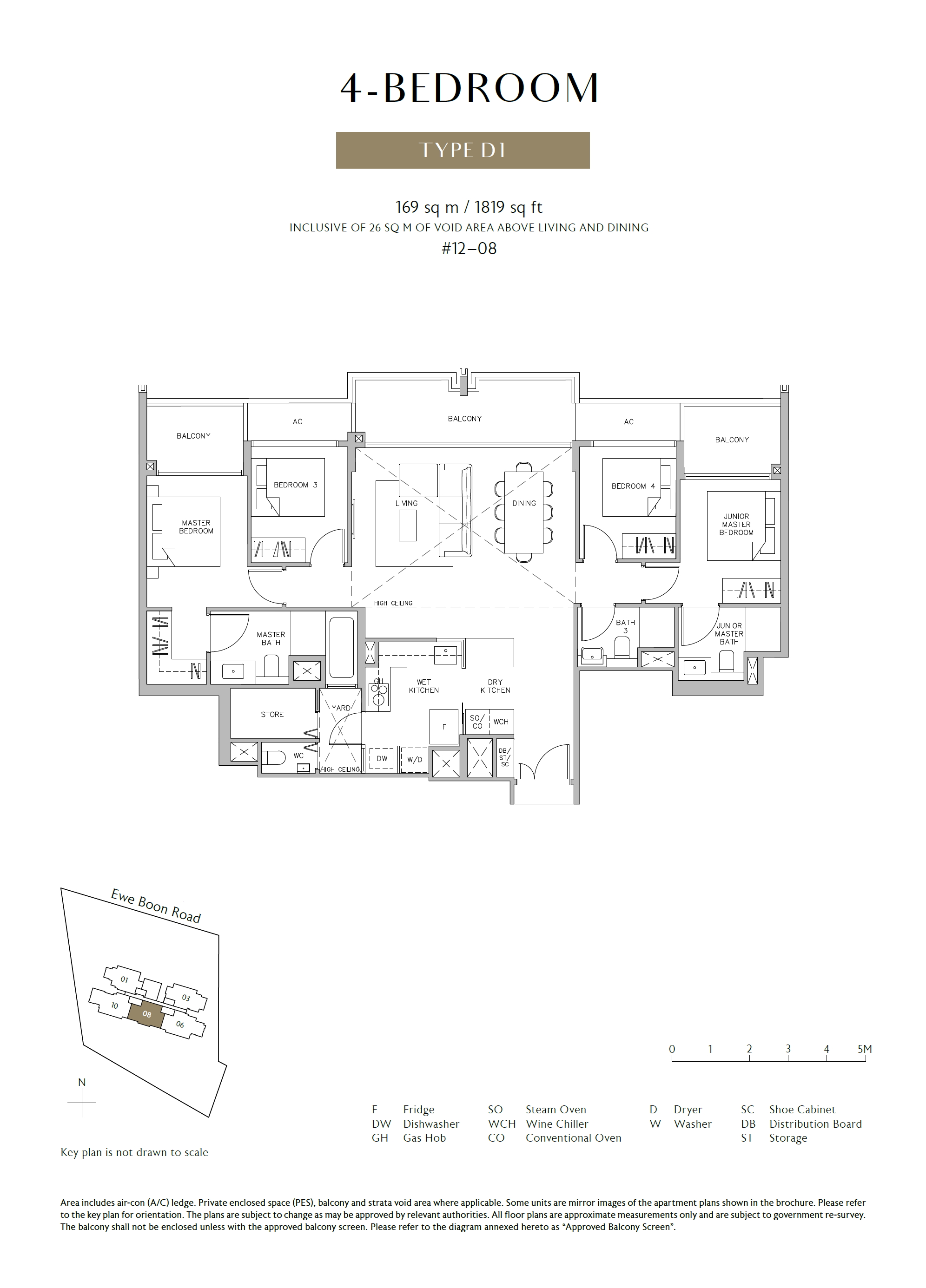 Juniper Hill 1 Bedroom Floor Plan 4